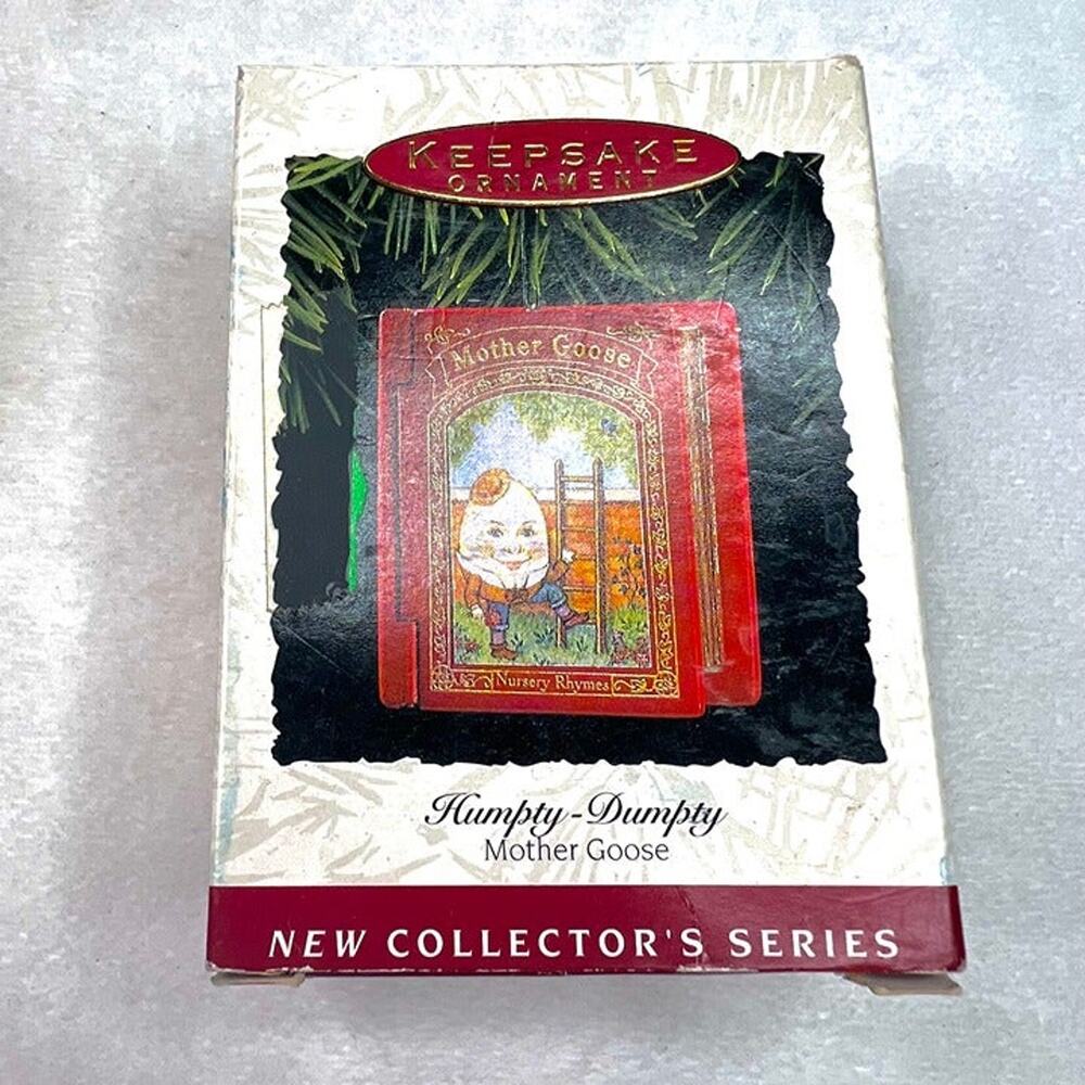 Vintage Hallmark Keepsake Humpty Dumpty Mother Goose Collector's Series Ornament